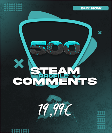 500x Steam Comments on boosting-service.cloud